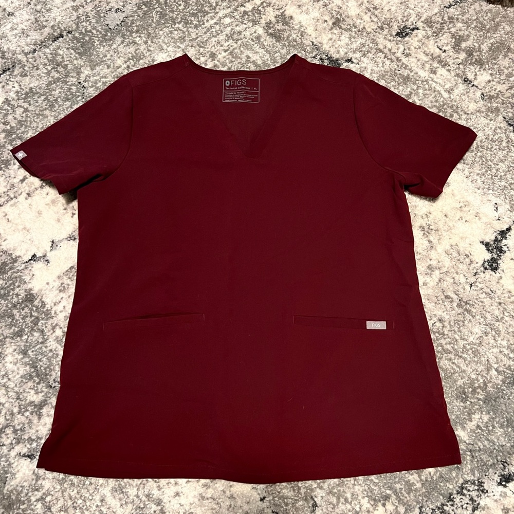Figs V Neck Casma Top